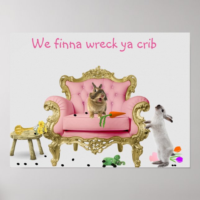 Rabbit Shenanigans Poster (Framsidan)