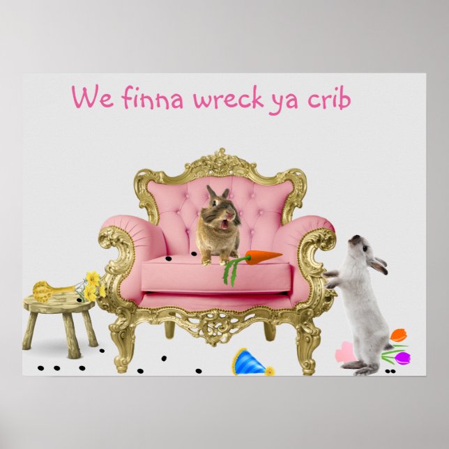 Rabbit Shenanigans Poster (Framsidan)