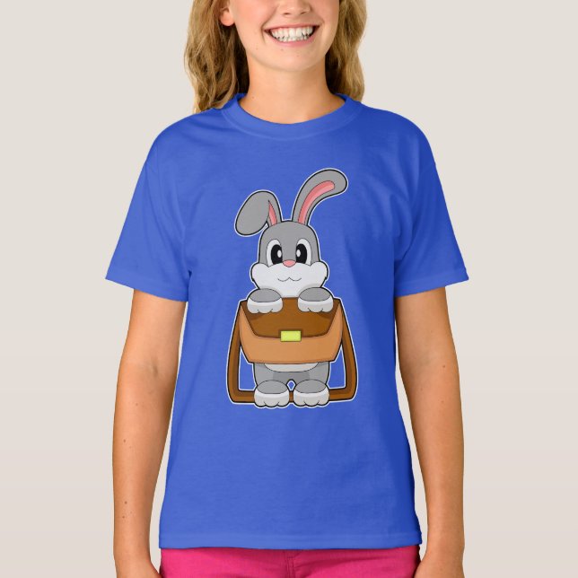 Rabbit Shoulder-säck T Shirt (Framsida)