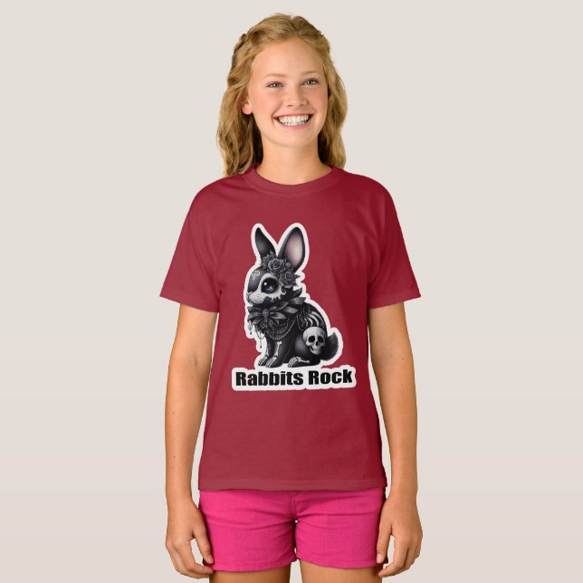 Rabbit Sten T Shirt (Hel framsida)