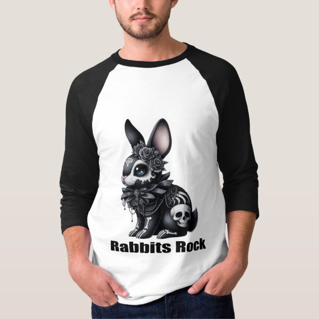 Rabbit Sten T Shirt (Framsida)