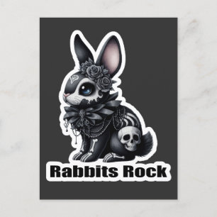 Rabbit Sten Vykort