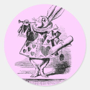Rabbit Sticker Runt Klistermärke
