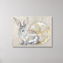 Rabbit Stretched Canvas Print