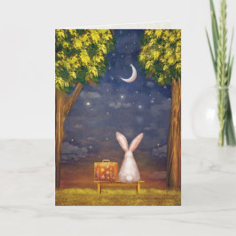 Rabbit Sympathy Card Kort