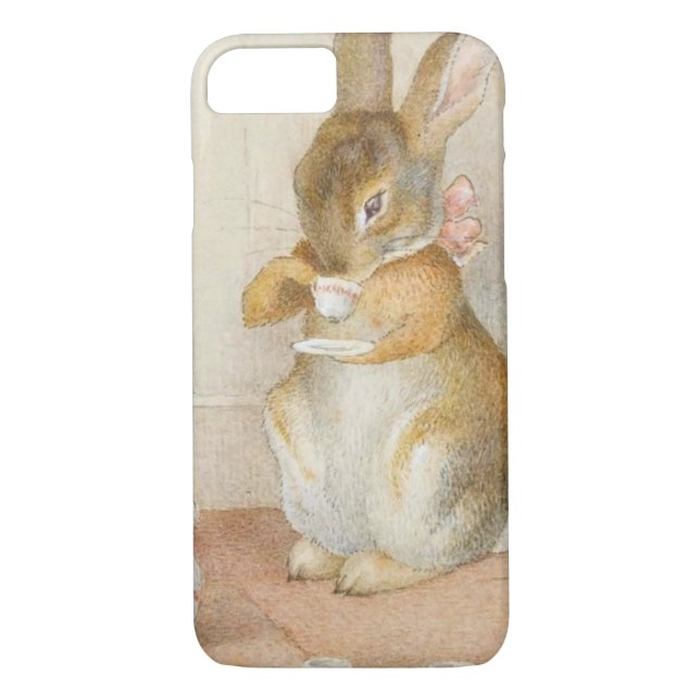 Rabbit Tea Party - Beatrix Potter Case-Mate iPhone Skal (Baksida)