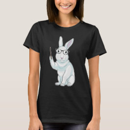 Rabbit Teacher Pointer T Shirt