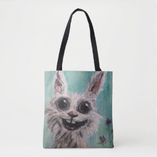 Rabbit Tote Tygkasse