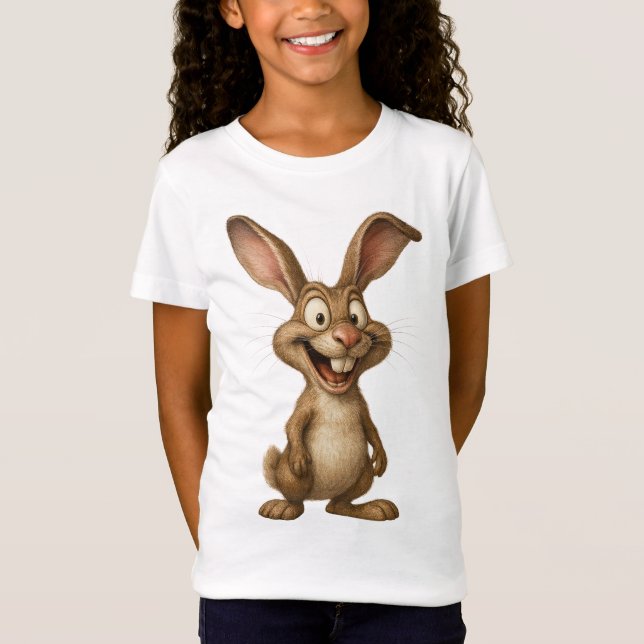 Rabbit Unisex Kid's T-Shirt (Framsida)