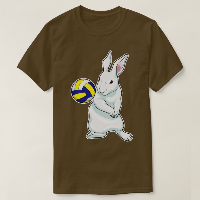 Rabbit Volleyball T Shirt (Design framsida)