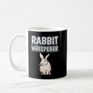 Rabbit Whisperer Funny Quote Rabbits Kaffemugg
