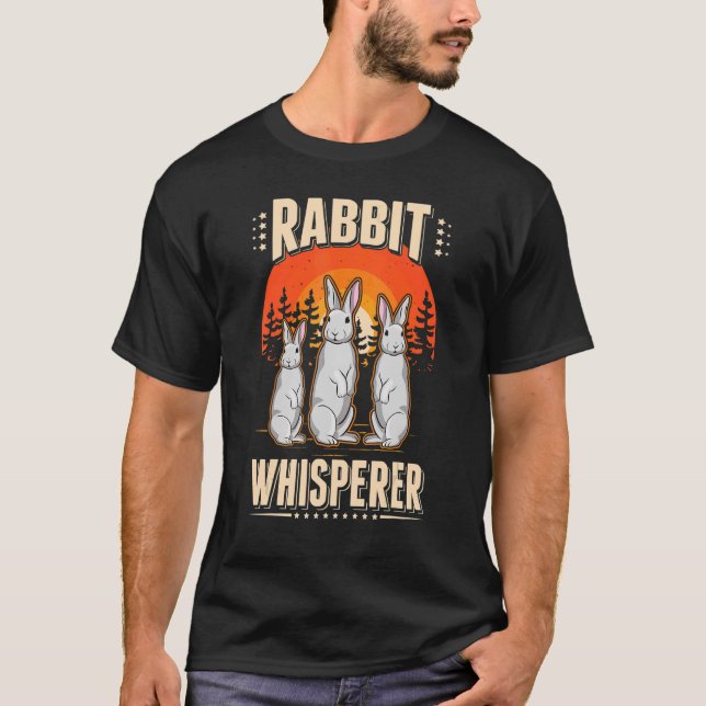 Rabbit Whisperer T Shirt (Framsida)