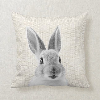 Rabbit White Grått Ivory Beige Warm Neutralt Cotta Kudde