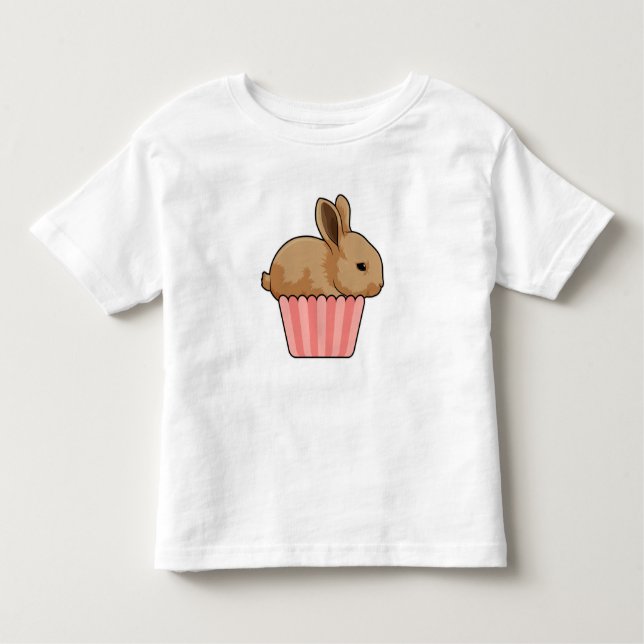 Rabbit with Muffin T Shirt (Framsida)