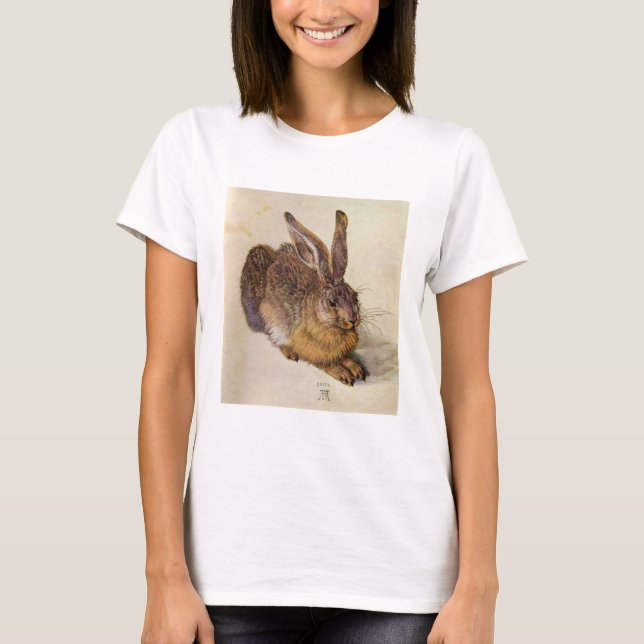RABBIT ( Young Hare ) av Albrecht Durer T Shirt (Framsida)