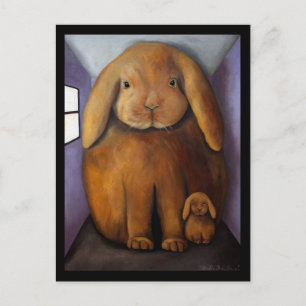 Rabbits Den Vykort