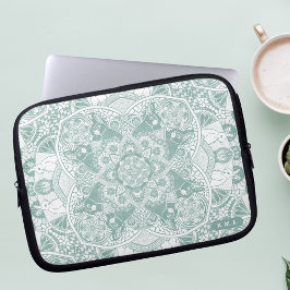 Rabbits Mandala Laptop Fodral