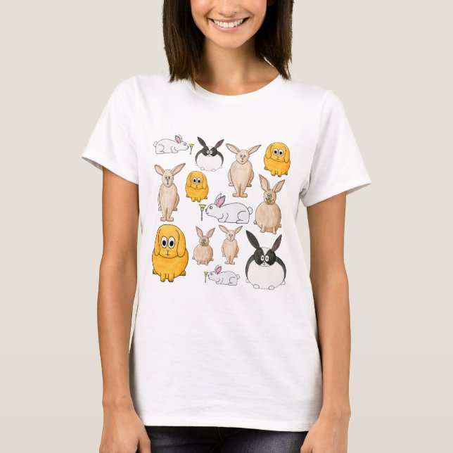 Rabbits. Tee (Framsida)