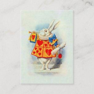 Rabbitten i Alice i underland~-visitkort Visitkort