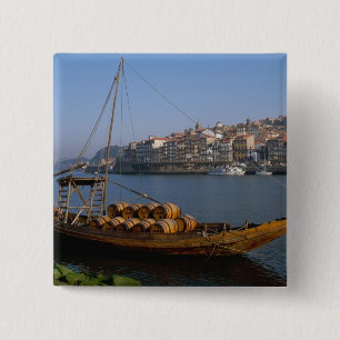 Rabelo-båtar, Porto, Portugal Knapp