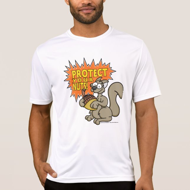Rabiat ekorrekung fu - skjorta 3 tee (Framsida)