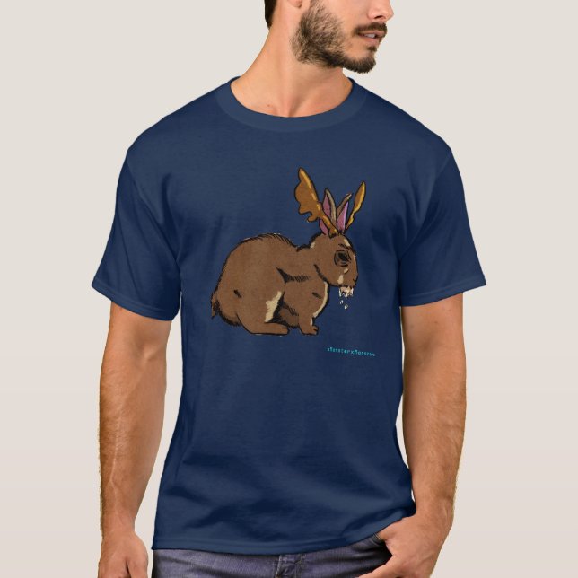 Rabiat Jackalope T Shirt (Framsida)
