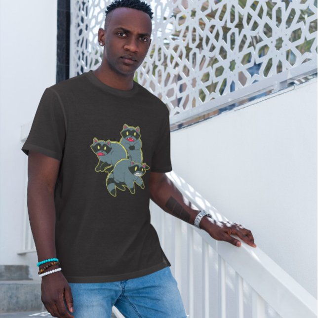 Rabid Raccoons Tecknad T Shirt (Skapare uppladdad)