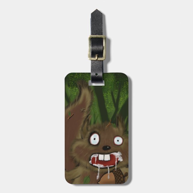 Rabid Squirrel Bagagebricka (Vertikal Framsida)