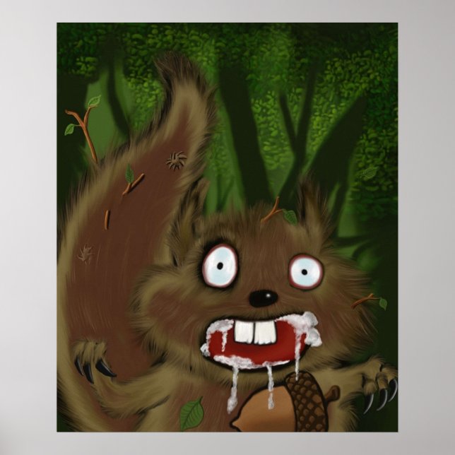 Rabid Squirrel Poster (Framsidan)