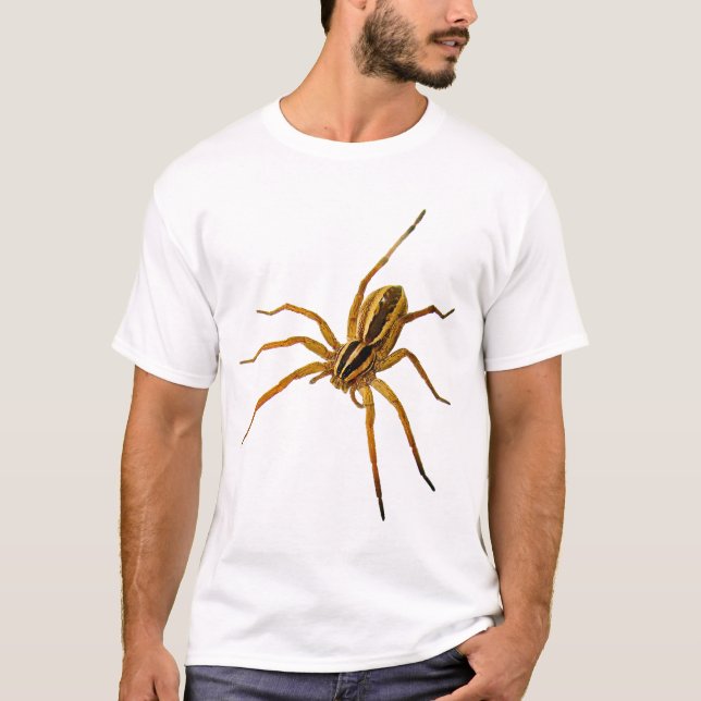 Rabid Wolf Spider (Rabidosa rabida) T Shirt (Framsida)