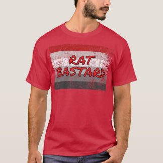 Rabies Pride Flagga Råtta Bastard T Shirt
