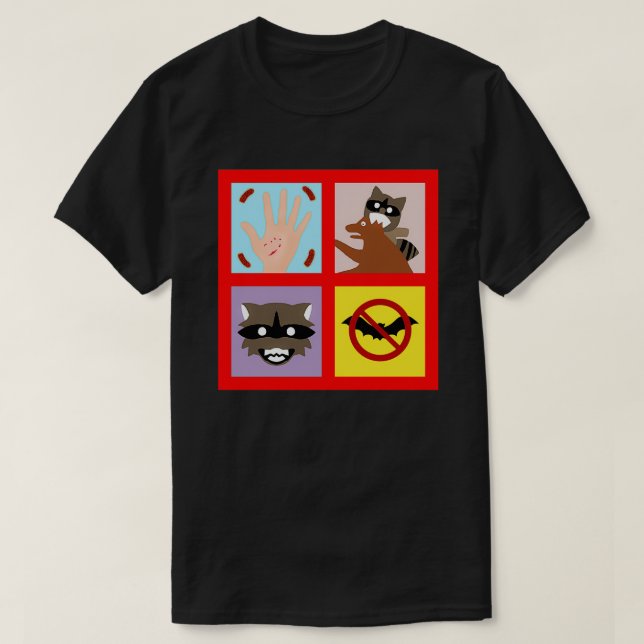 Rabies Quilt T Shirt (Design framsida)