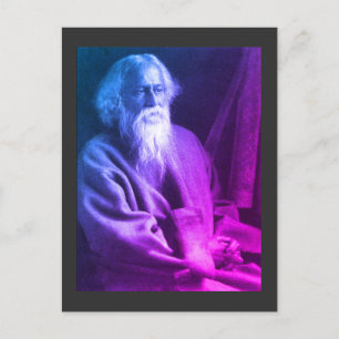 Rabindranath Tagore Postcard Vykort