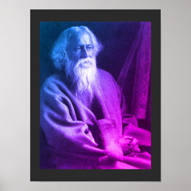Rabindranath Tagore Poster (Framsidan)