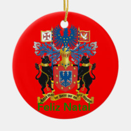 Rabo de Peixe* Smycka Julgransprydnad Keramik