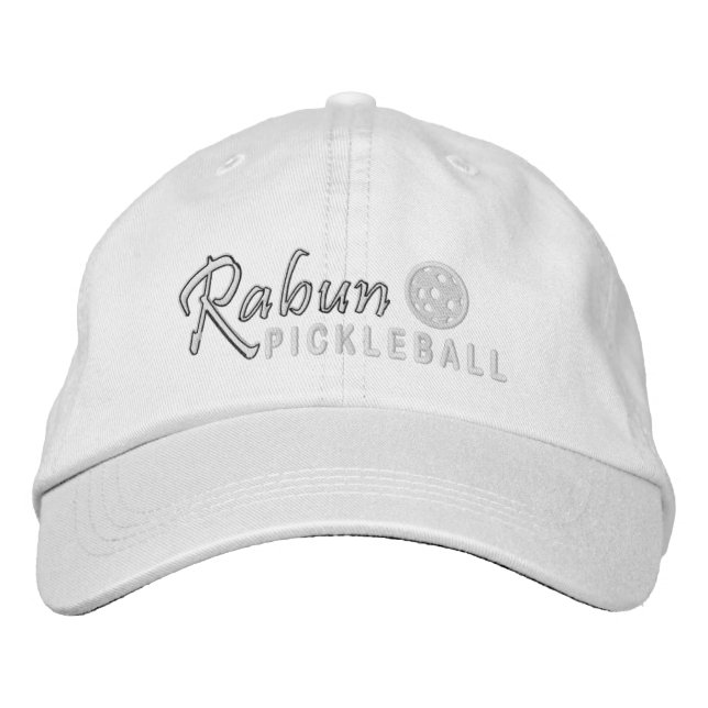 Rabun Pickleball Klubb Hatt Broderad Keps (Framsida)