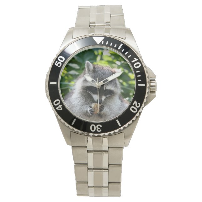 Raccoon 004 armbandsur (Framsida)