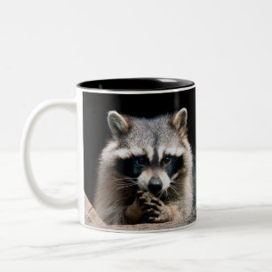 Raccoon 004 Två-Tonad mugg