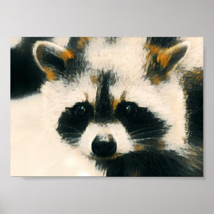 Raccoon Älskare Poster