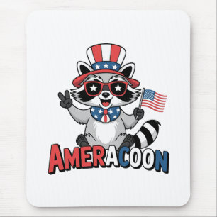 Raccoon Americoon Patriotic 4TH of july America Musmatta