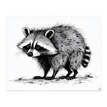 Raccoon - Archival Art Print