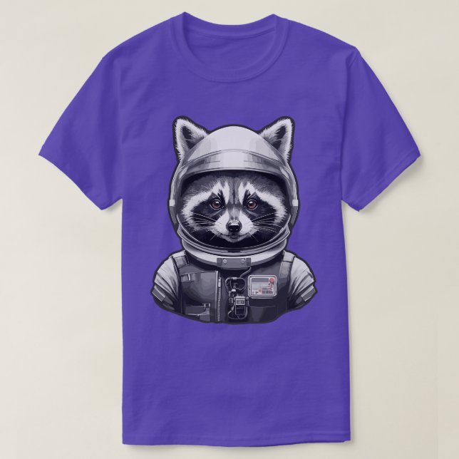 Raccoon astronaut i rymden 1 t shirt (Design framsida)