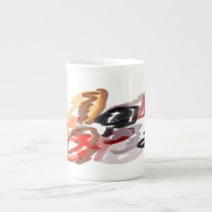 Raccoon Autumn Sunset Benporslin Mugg