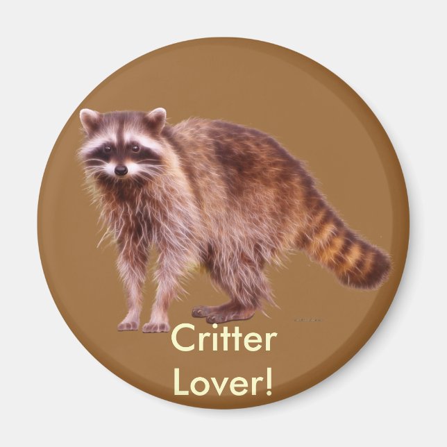 RACCOON BABY Collection Magnet (Framsidan)