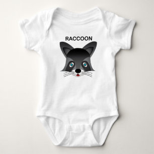 Raccoon - Baby Jersey Bodydräkt T-shirt
