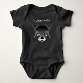 Raccoon - Baby Jersey Bodydräkt Tee Shirt