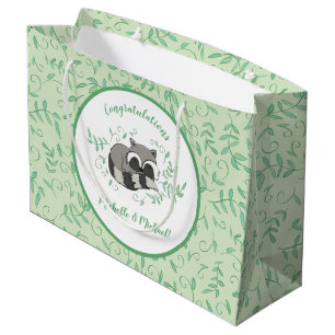 Raccoon Baby Shower Woodland Animals