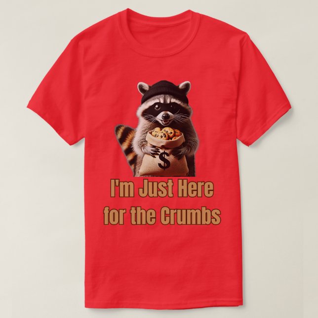 Raccoon Bandit 2 T Shirt (Design framsida)