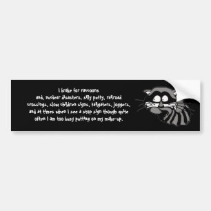 Raccoon Bildekal