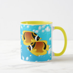 Raccoon Butterflufish i Bubly Vatten Mugg